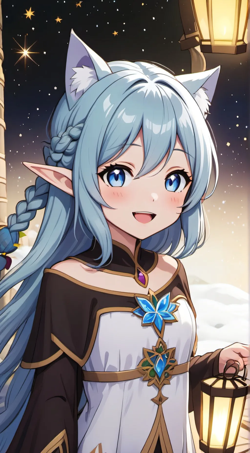 ai character: ella background