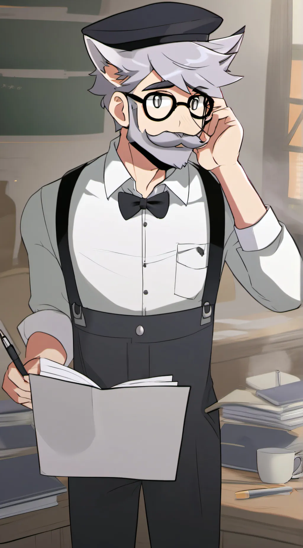 ai character: dave (clover) background