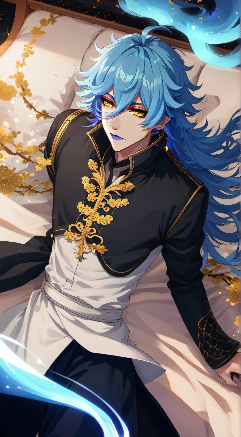 ai character: Idia Shroud background