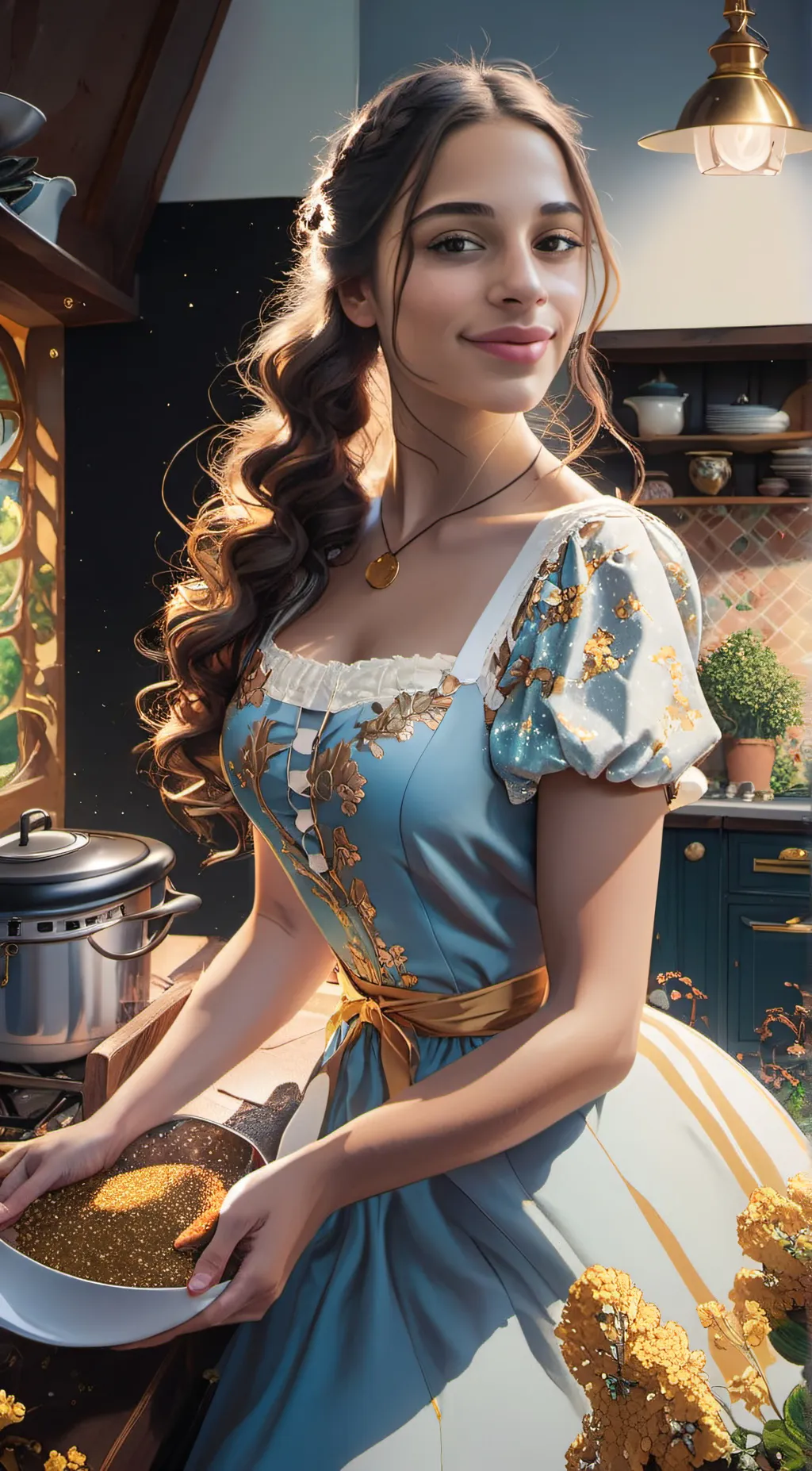 ai character: Zoe  background