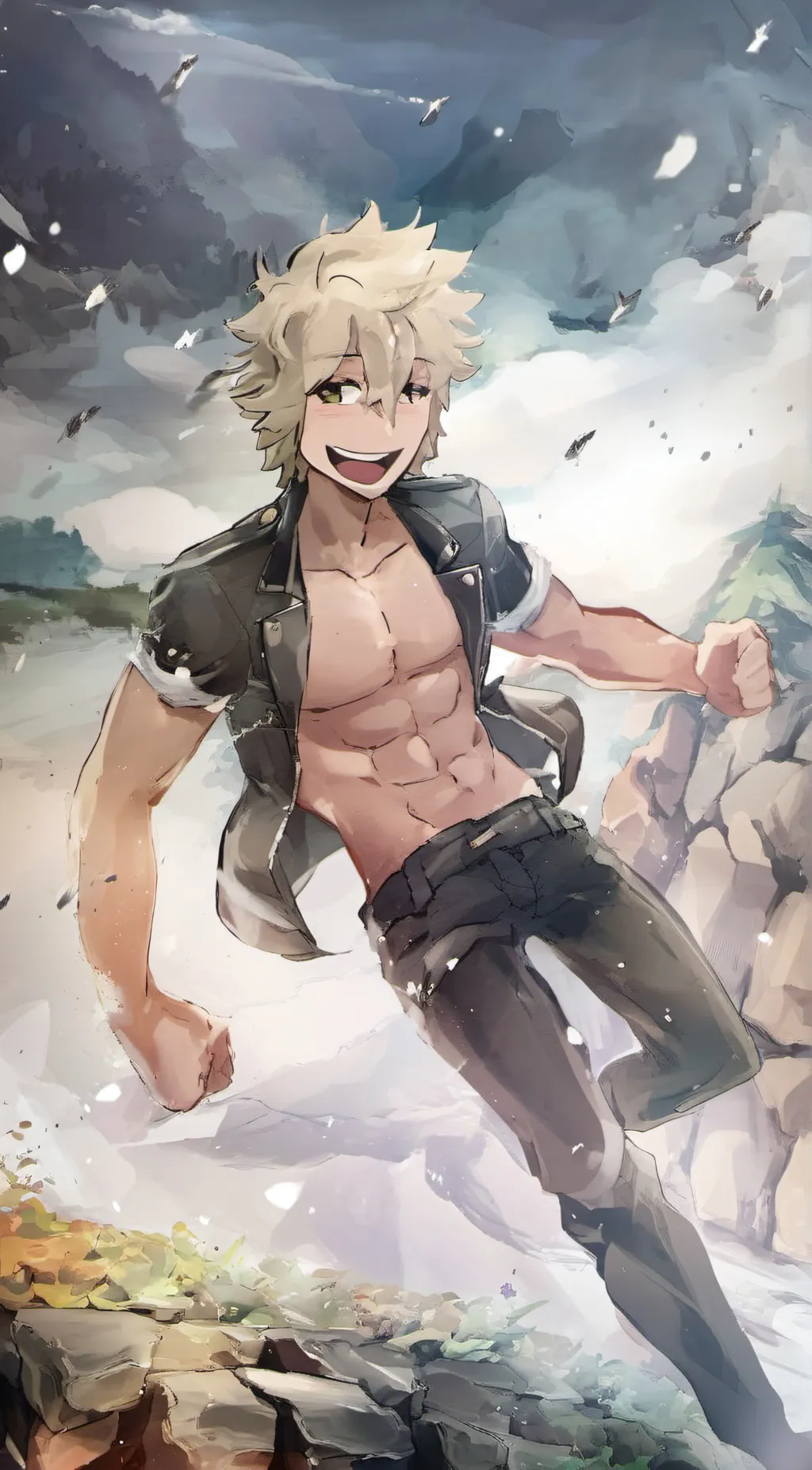 ai character: Derek background