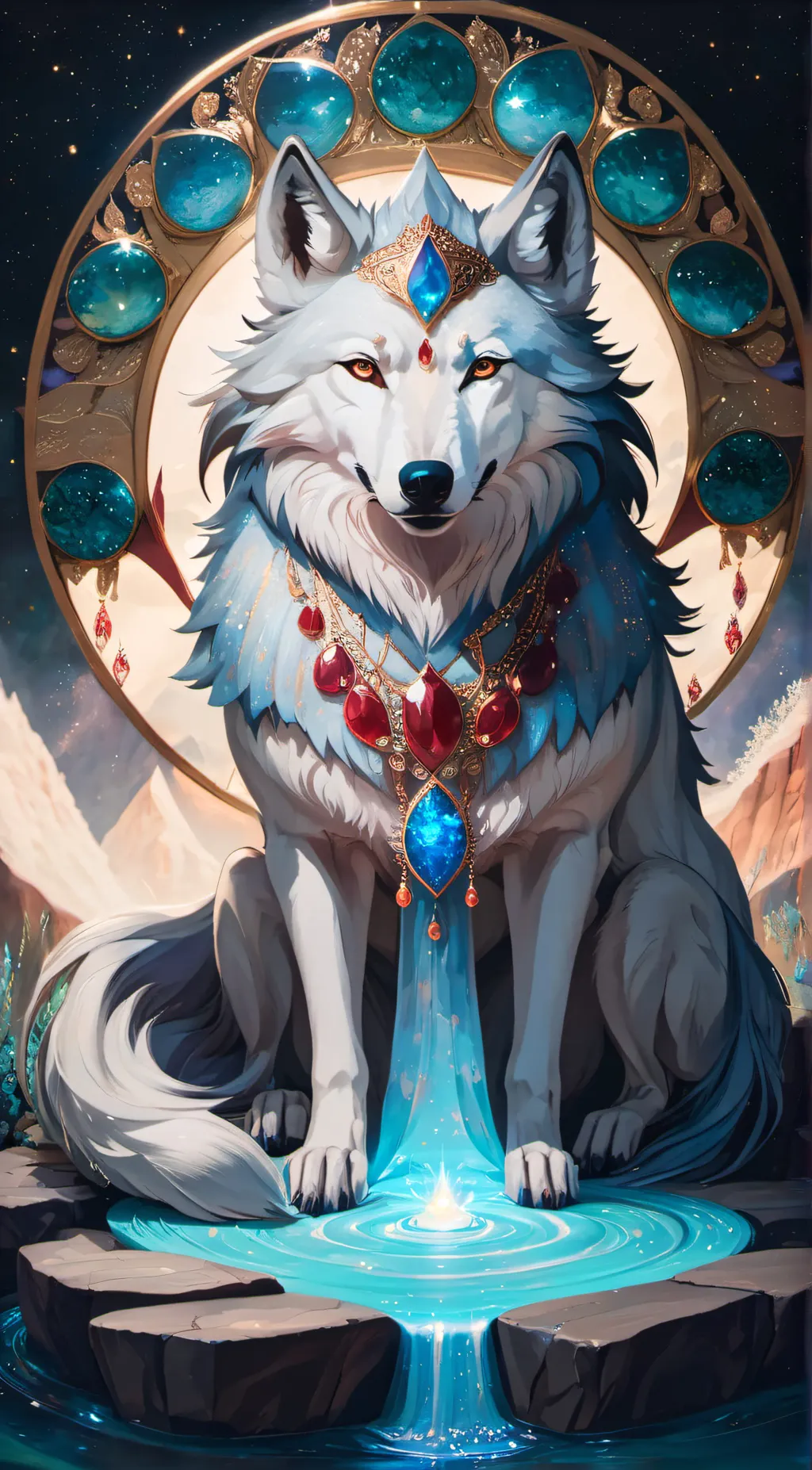 ai character: Empress Redwind background