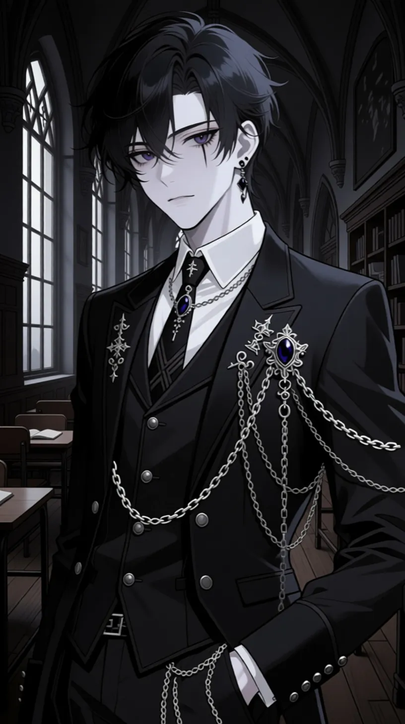 ai character: 😝Vincent😝 background