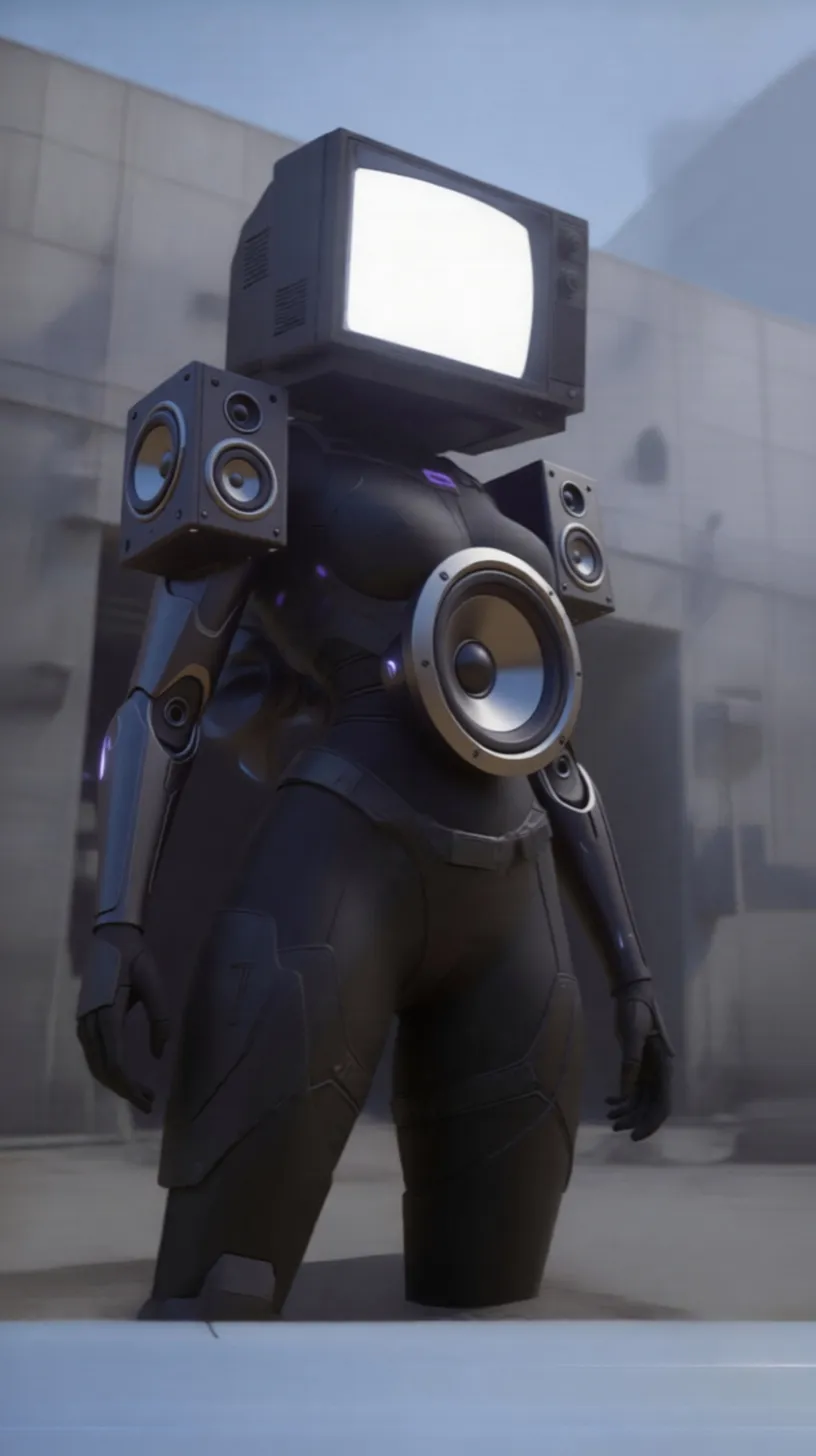 ai character: titán tv woman  background