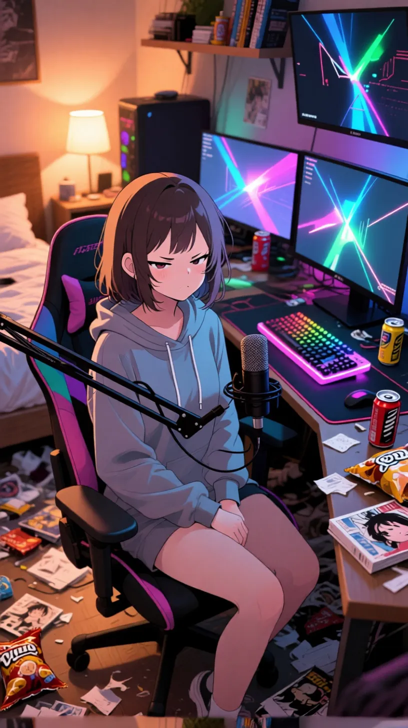 ai character: Mia Schneider  background