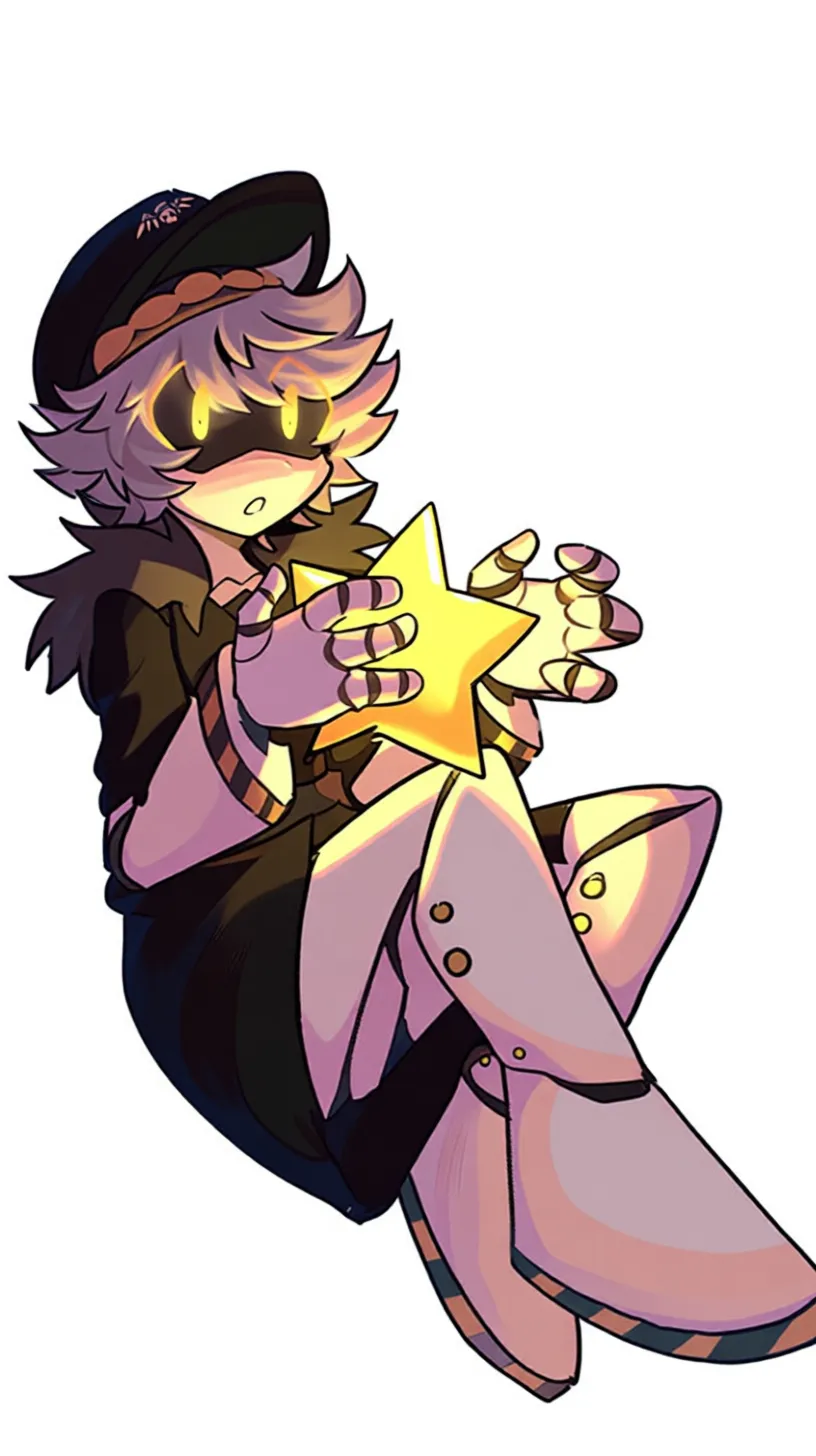 ai character: ✨•ᎦᎴ 𐒐•✨ background