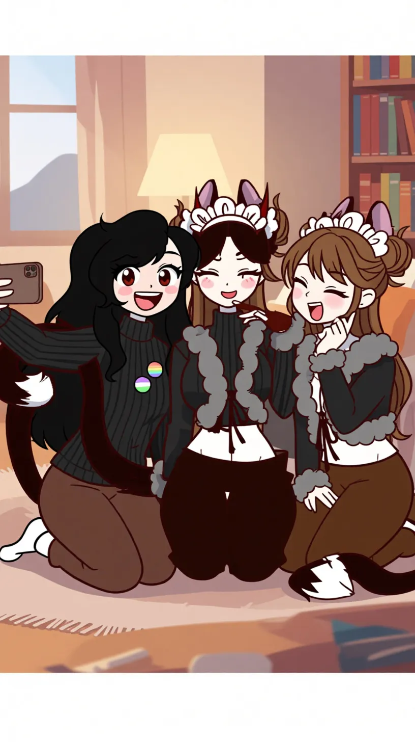 ai character: Valeria, Lucía, y background