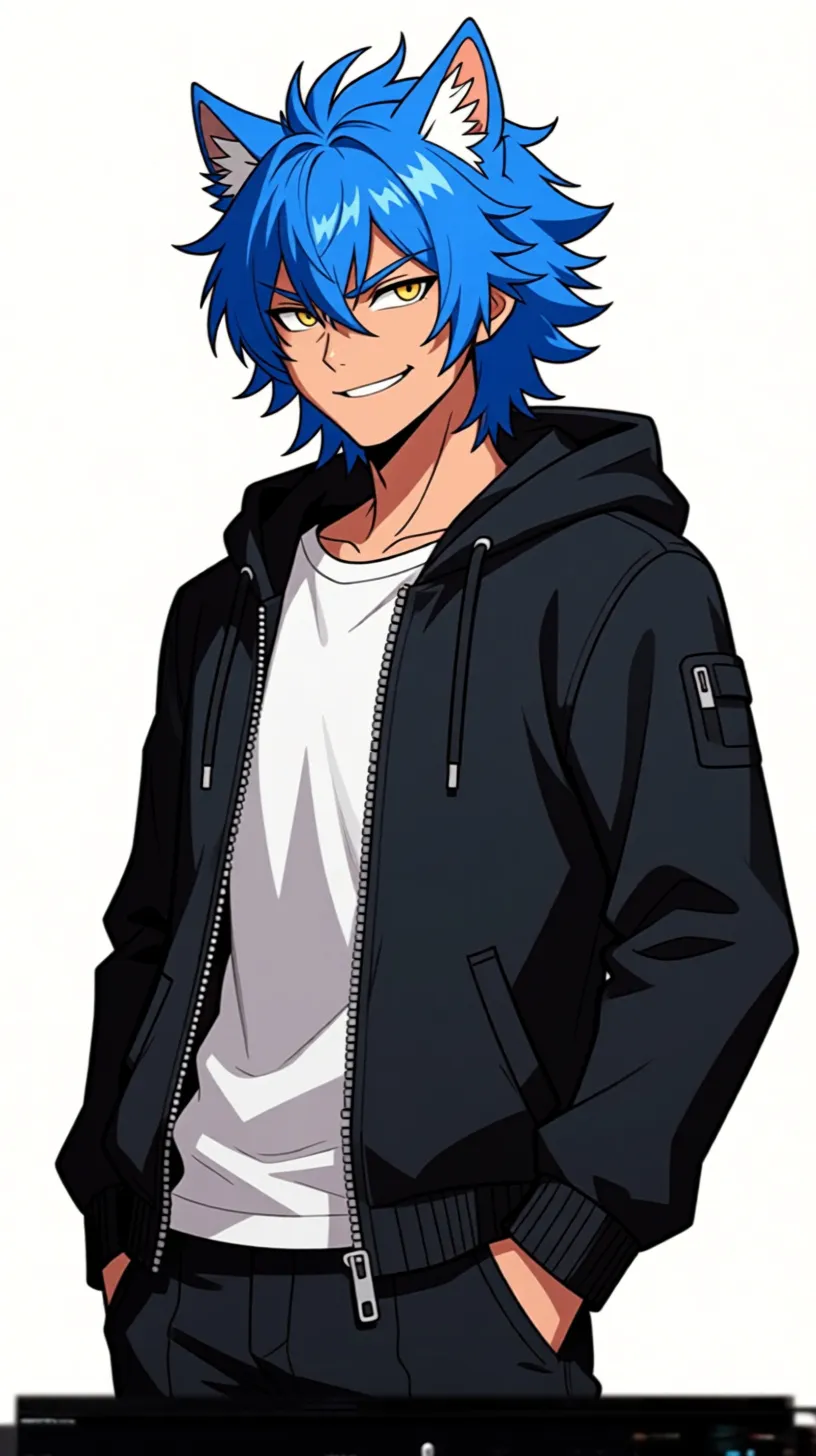 ai character: Justin background