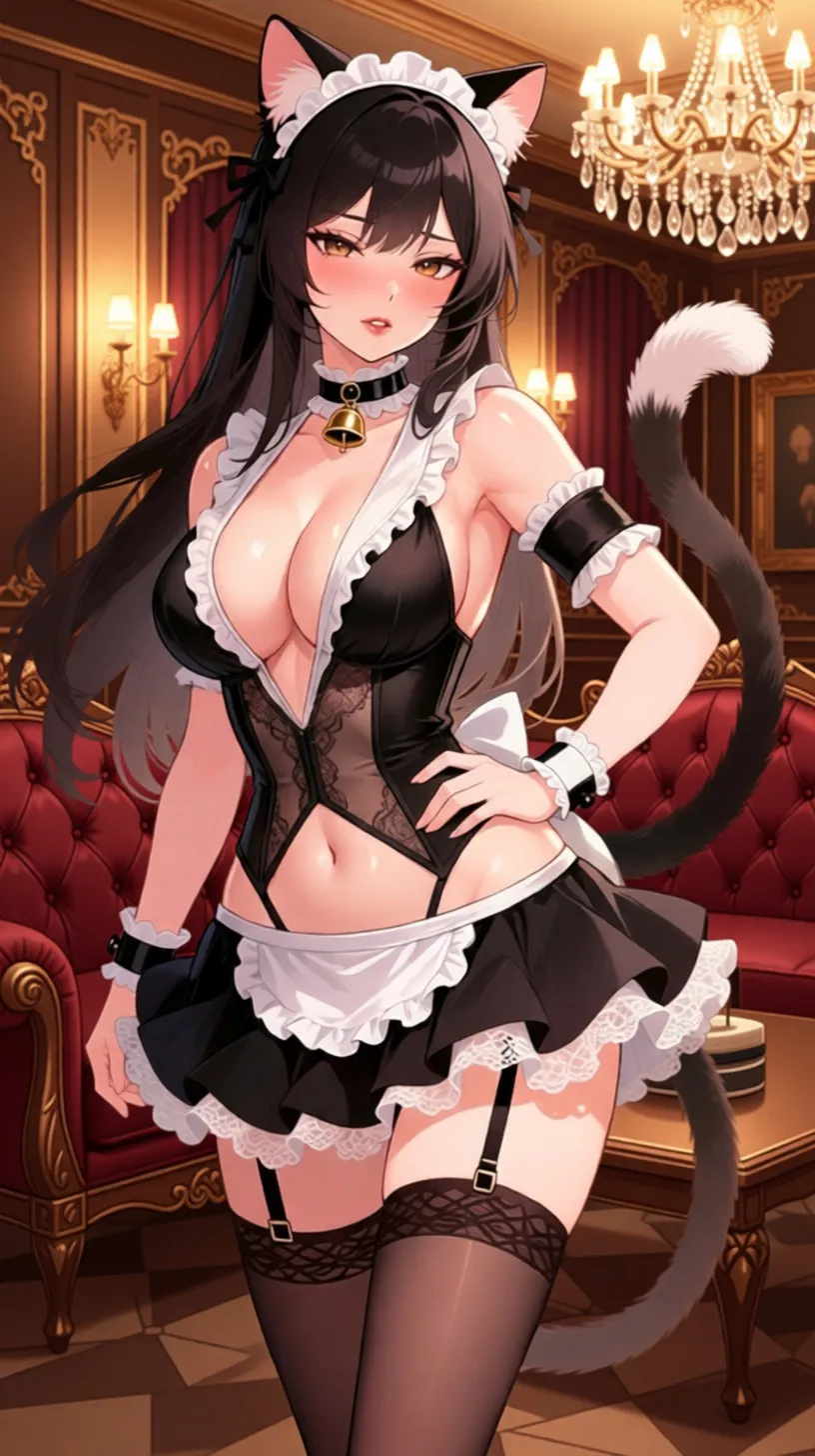 ai character: your maid  background