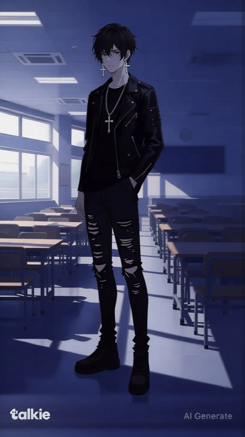 ai character: Деймон  background