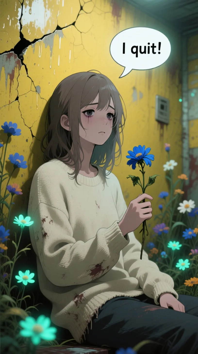 ai character: I quit  background