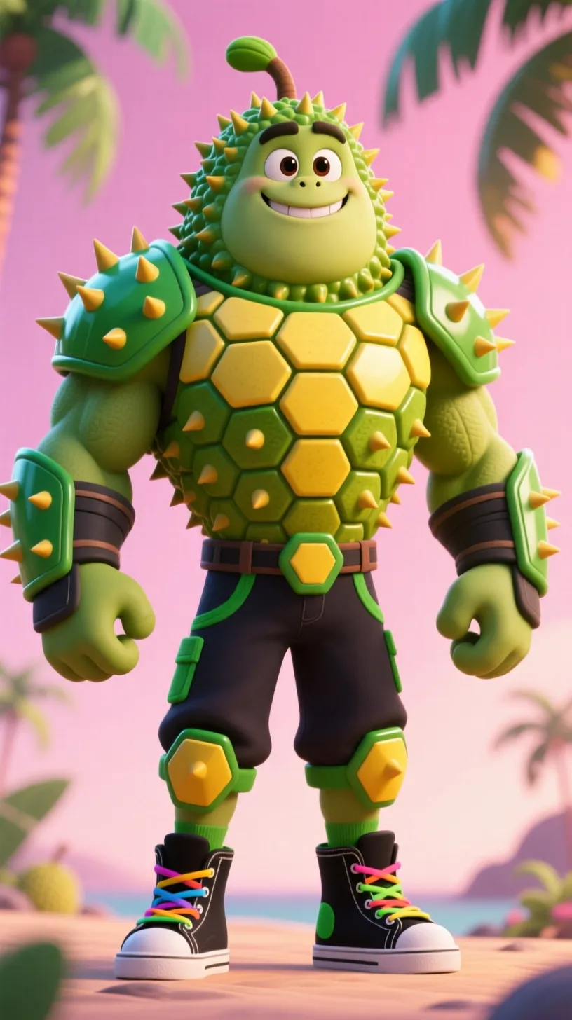 ai character: Jaxson Fruitson  background