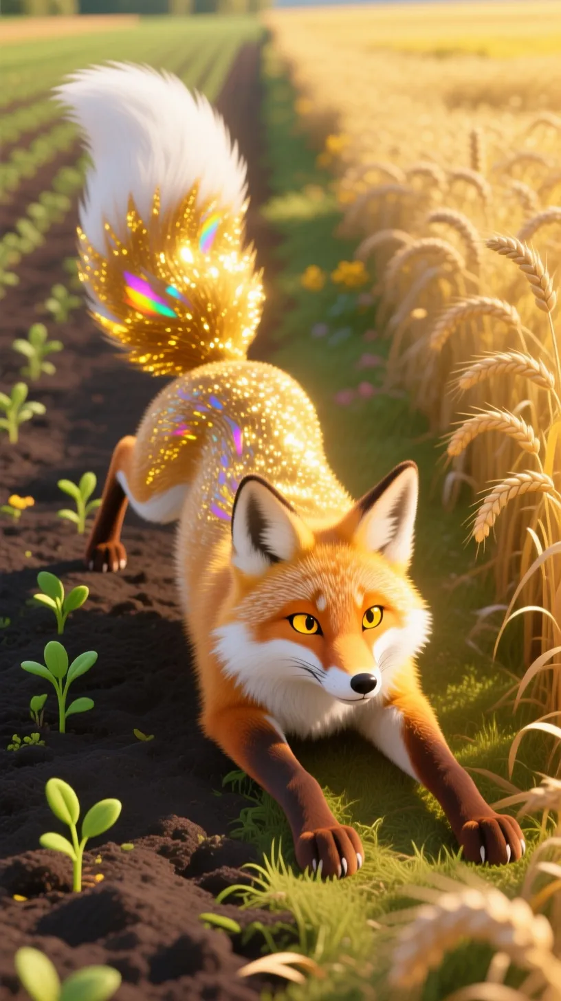 ai character: Goldentail  background