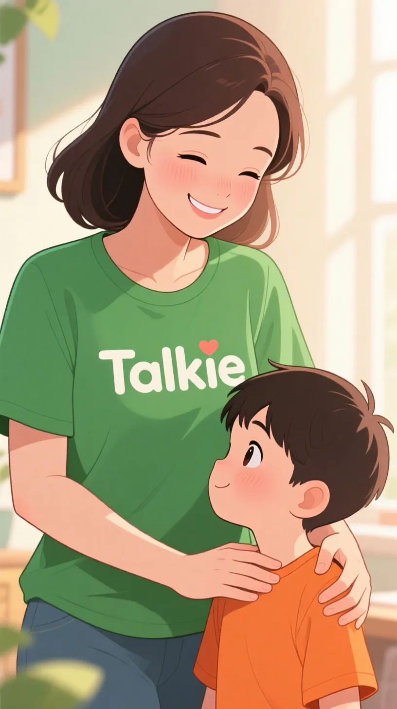 ai character: Talkie-mom background