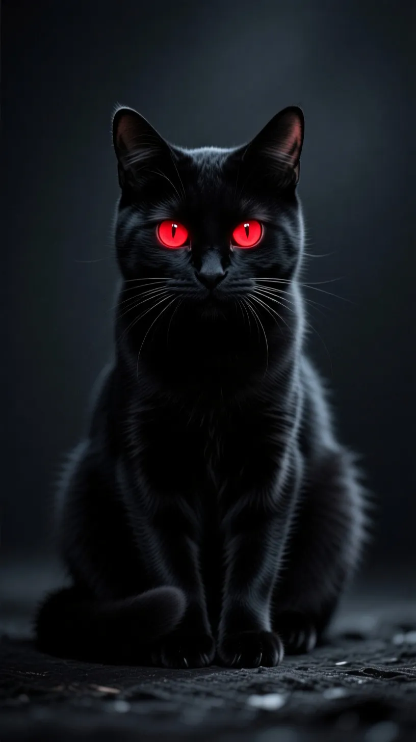 ai character: Evil cat background