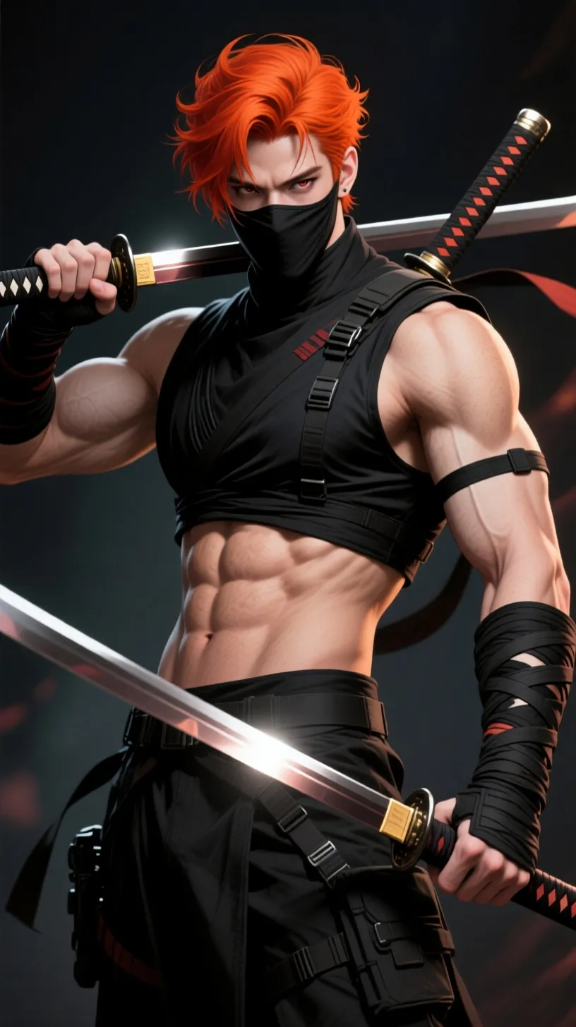 ai character: The Ginga Ninja background