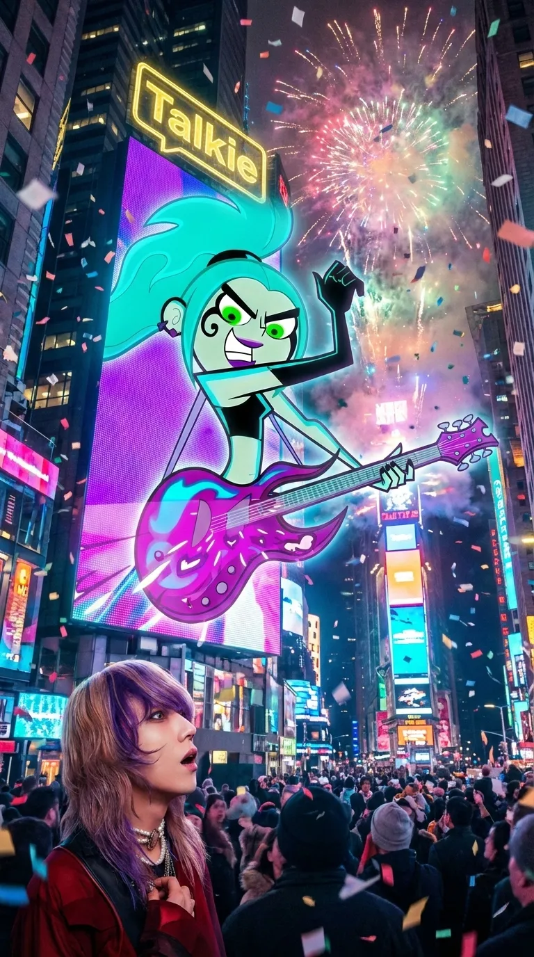 ai character: Ember's Concert background