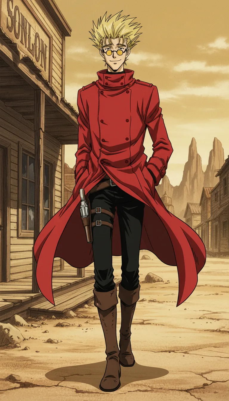 ai character: Vash The Stampede  background