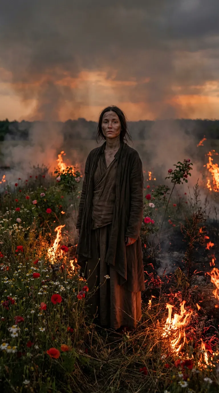 ai character: silent love background