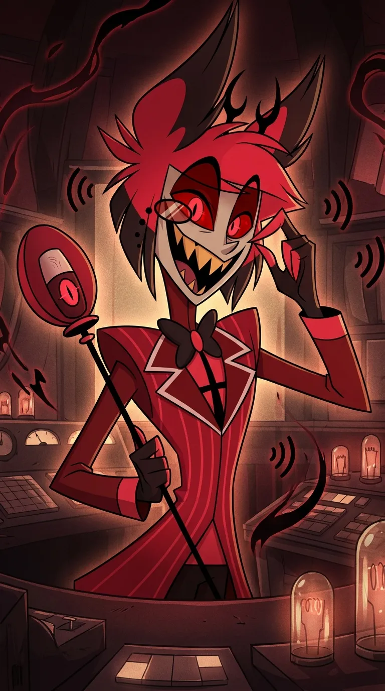 ai character: Alastor Radiodemon background