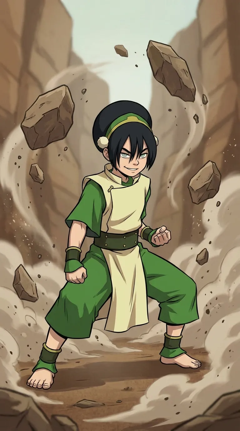 ai character: toph background