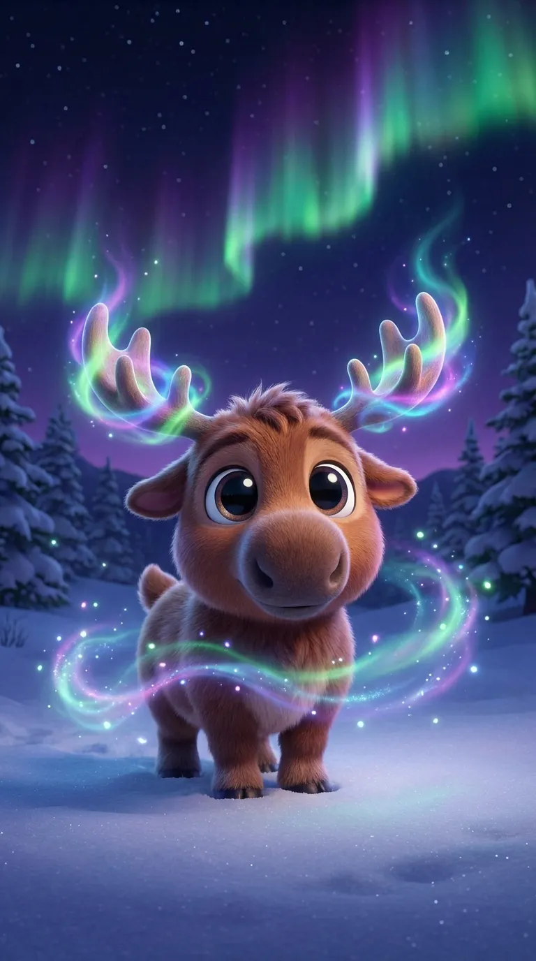 ai character: Lumimoose  background