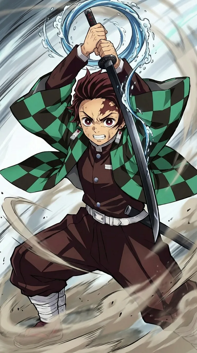 ai character: Tanjiro background