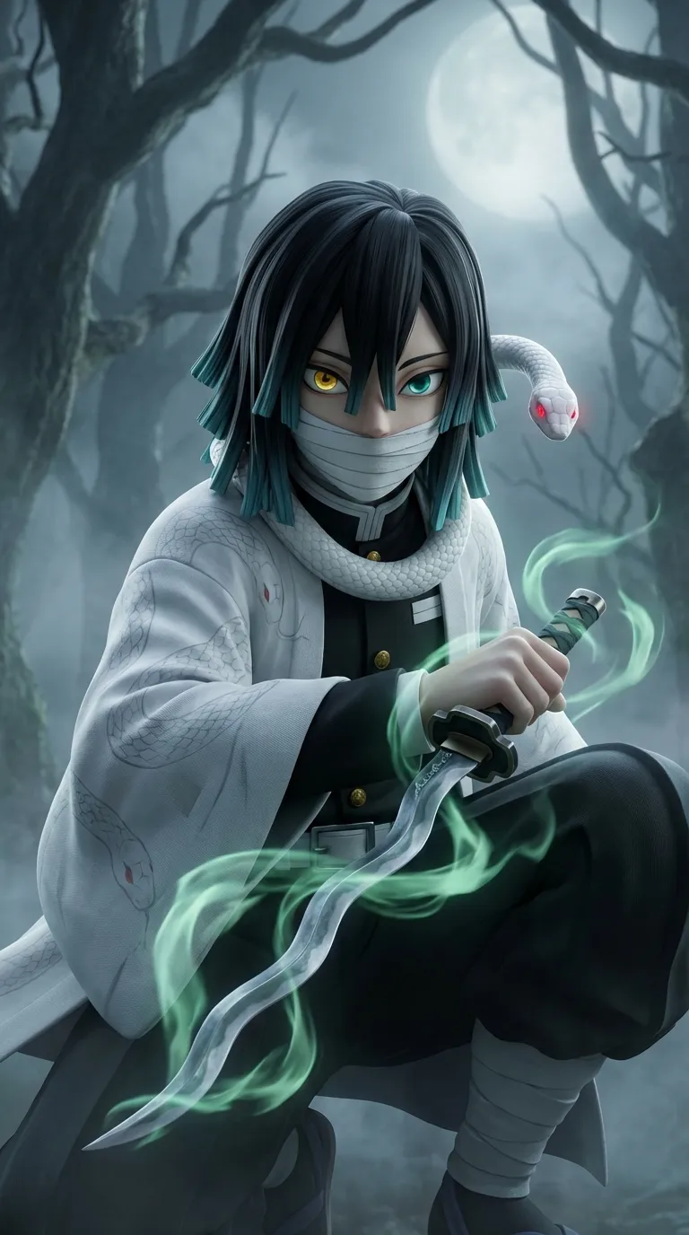 ai character: obanaxmitsuri background