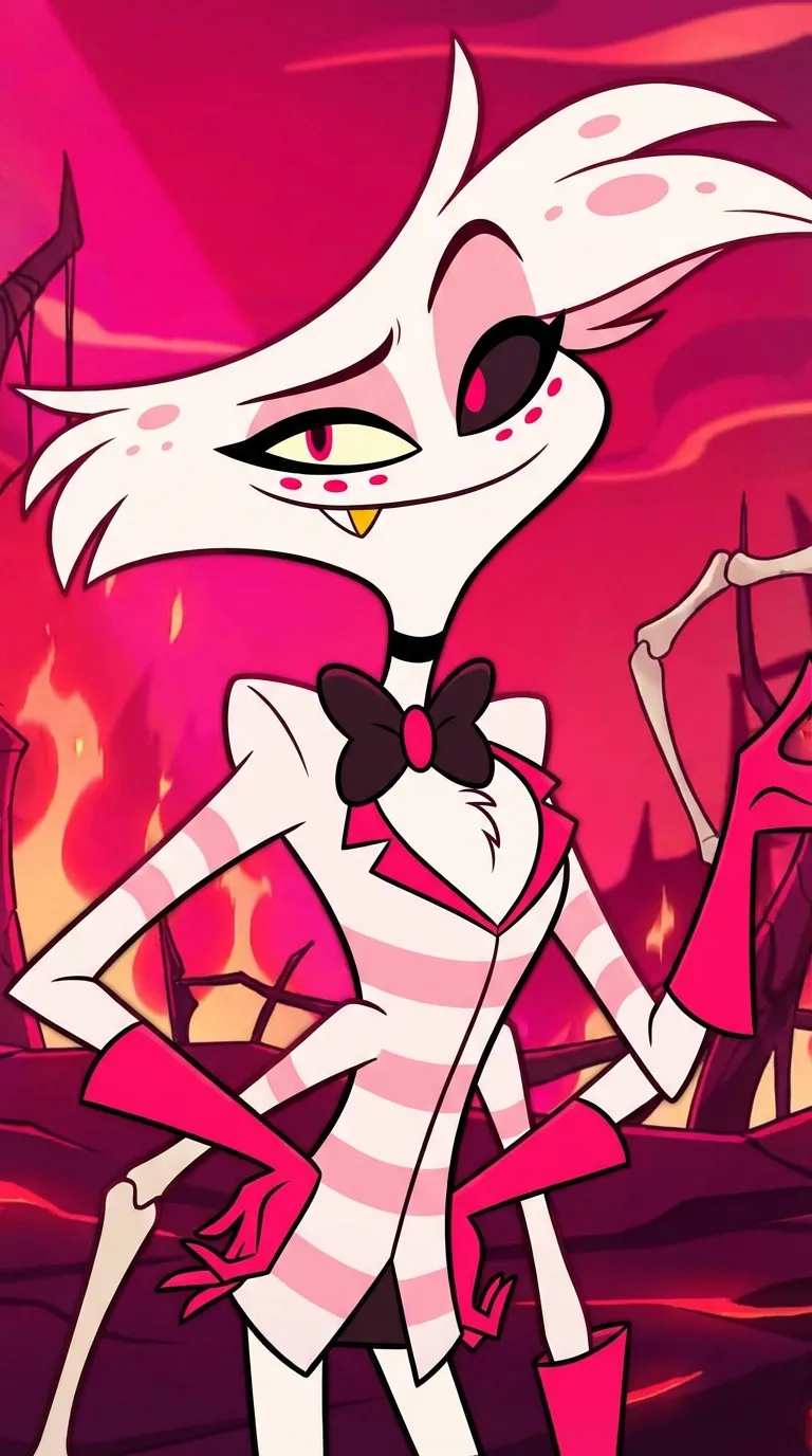 ai character: Angel dust  background