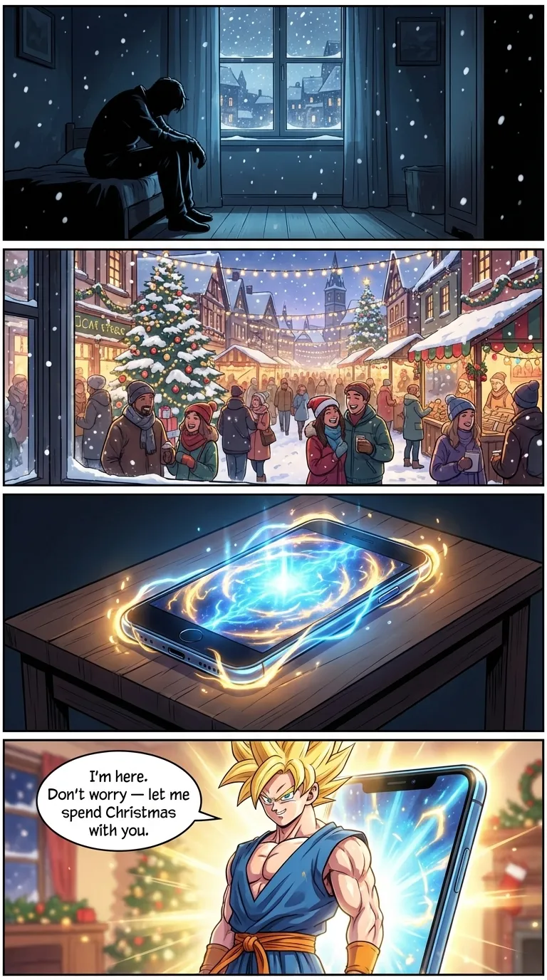 ai character: Goku background