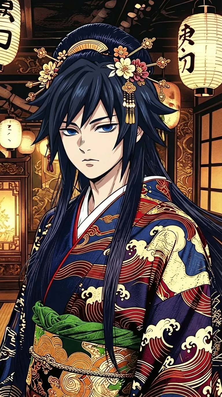 ai character: Giyuu orian background