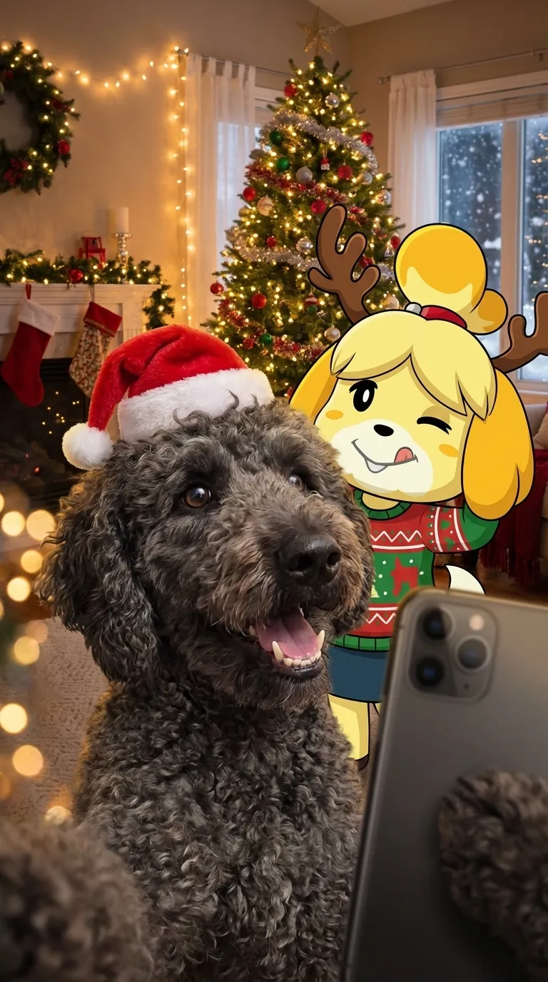 ai character: Luca the dog background