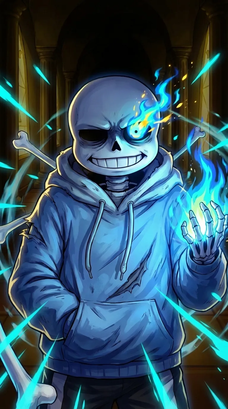 ai character: Sans (Genocide) background