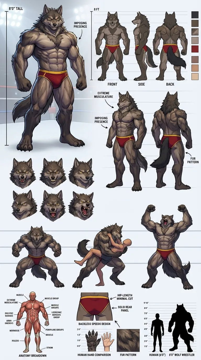 ai character: Fenrir background