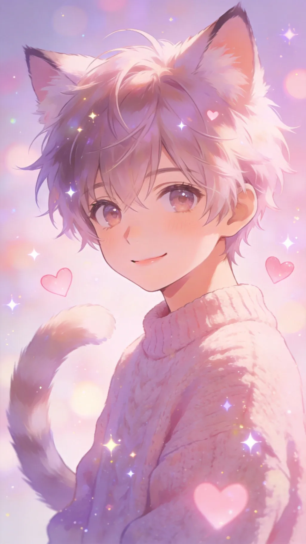 ai character: My cute cat ￼ background