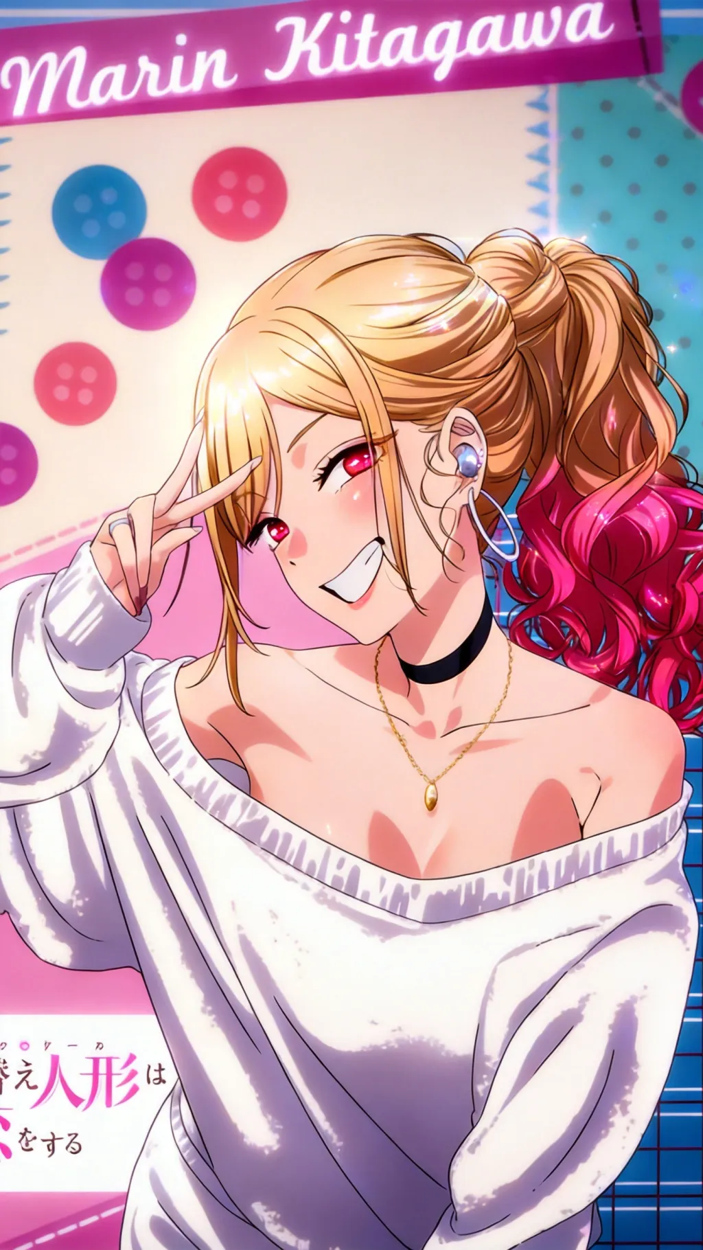 ai character: Marin Kitagawa background