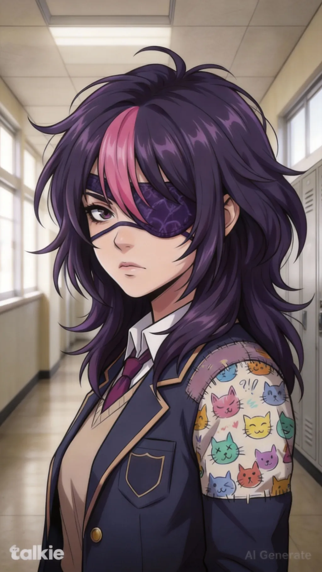 ai character: Riven Solace background